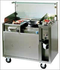 Live Cookingstation mieten - Küchengeräte Verleih
