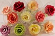 Handgemachte Schokoladenrosen für Firmen