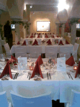 Hochzeitstisch am Mondsee