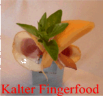 Geräucherte Entenbrust mit Melone Rentacooks Fingerfood