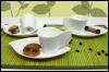 Gewelltes schönes Kaffeegeschirr
