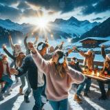 Silent Disco beim Apres Ski auf Skipiste